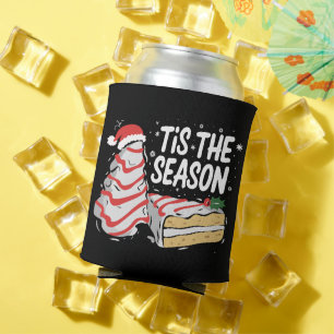 Funny Tis The Season Christmas Tree Cakes Debbie Can Cooler