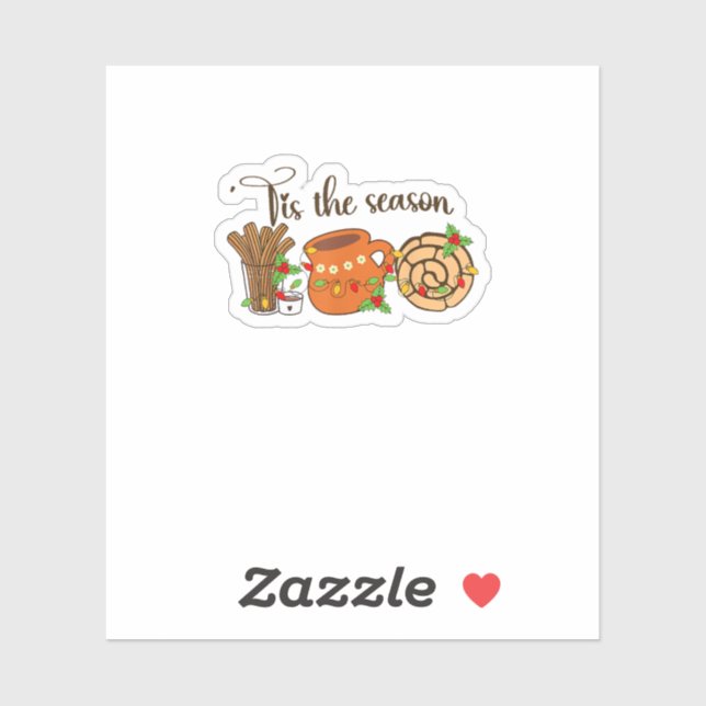Funny Tis The Season Mexican Christmas Latino Cute (Sheet)