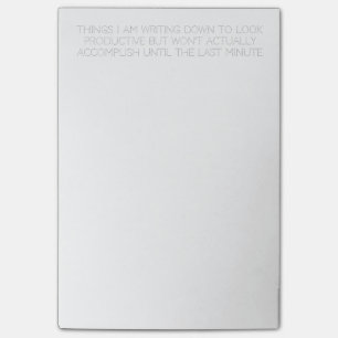 funny to-do list post-it notes