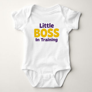 Funny Toddler Boss Cute Infant Phrase Baby Bodysuit