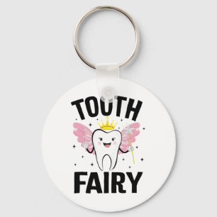 Funny Tooth Fairy Halloween Costume For Women Kids Keychain