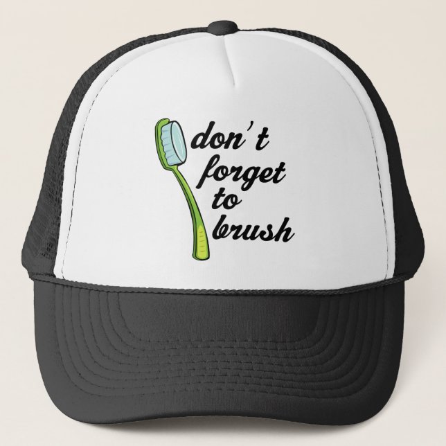 Funny Toothbrush Dentist Hat (Front)