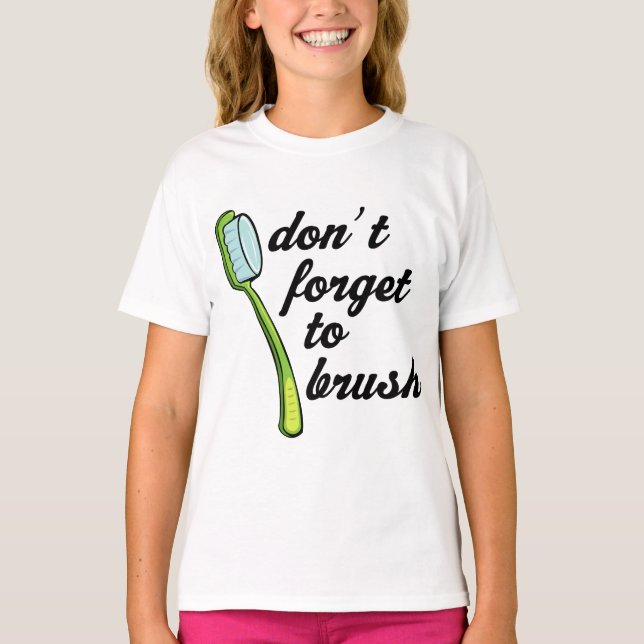 Funny Toothbrush Dentist T-shirt (Front)