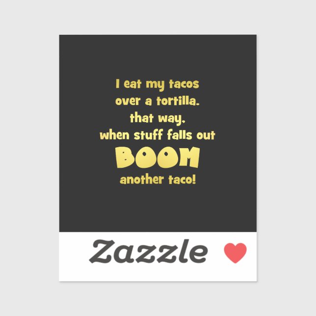 Funny Tortilla Boom Joke (Sheet)