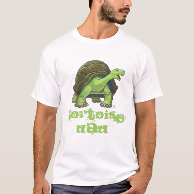 Funny Tortoise Dad Mens T-Shirts (Front)