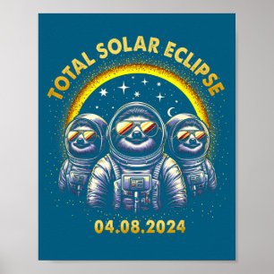 Funny Total Solar Eclipse 04 08 Poster