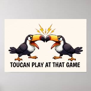 Funny Toucan Poster