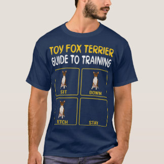 Funny Toy Fox Terrier Guide To Training Dog T-Shirt