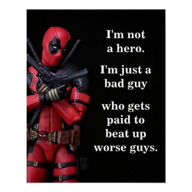 Funny Toy Photography Anti-Hero Poster (Front)