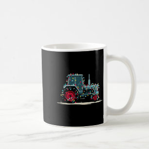 Funny Tractor Christmas Graphics Lights Lover Farm Coffee Mug