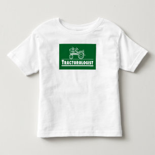 Funny Tractor Humourous Tractorologist Green Toddler T-shirt
