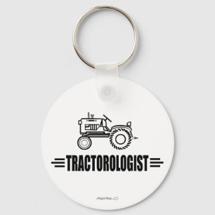 Funny Tractor Keychain