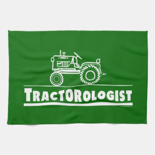 Funny Tractor Kitchen Towel