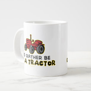 Funny Tractor Large Coffee Mug