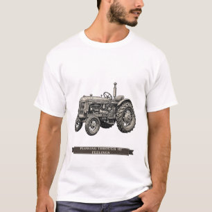 Funny Tractor "Plowing Through My Feelings" T-Shirt