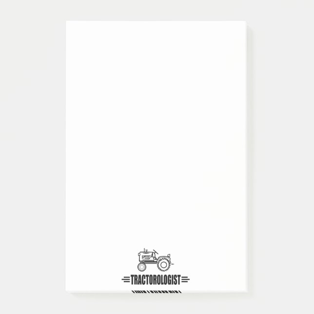 Funny Tractor Post-it Notes (Front)