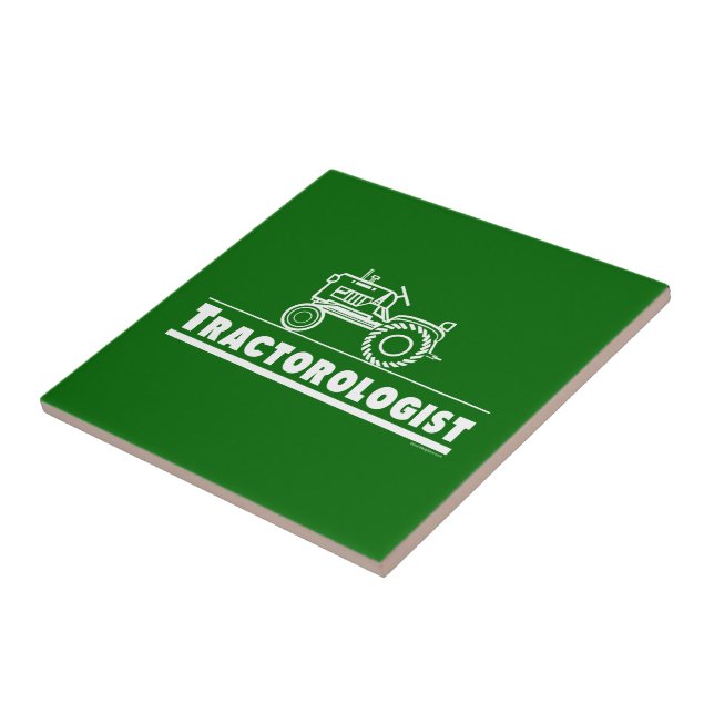 Funny Tractor Tile (Side)