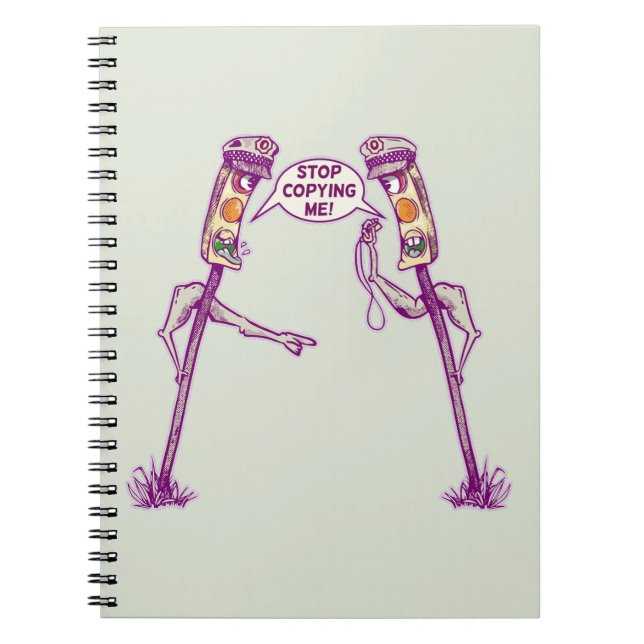 Funny traffic lights notebook (Front)