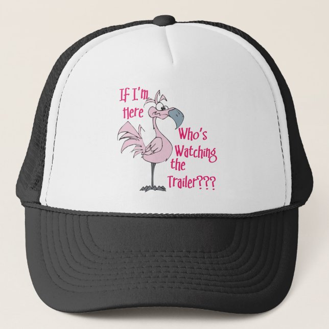 Funny Trailer Park Shirt Trucker Hat (Front)
