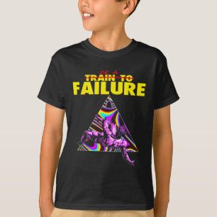 Funny Train To Failure Weightlifting Bodybuilding T-Shirt