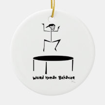Funny Trampoline Christmas Ornament