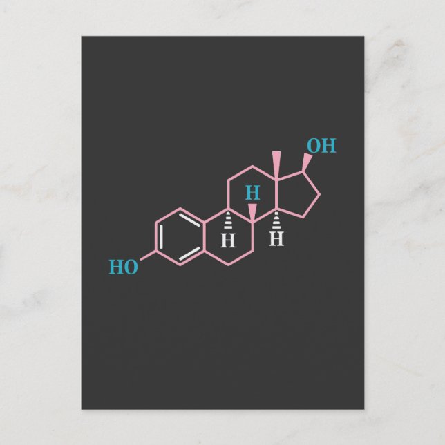 Funny Transgender Trans LGBT Pride Rights Estrogen Invitation Postcard (Front)