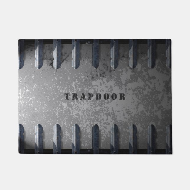 Funny trapdoor doormat (Front)
