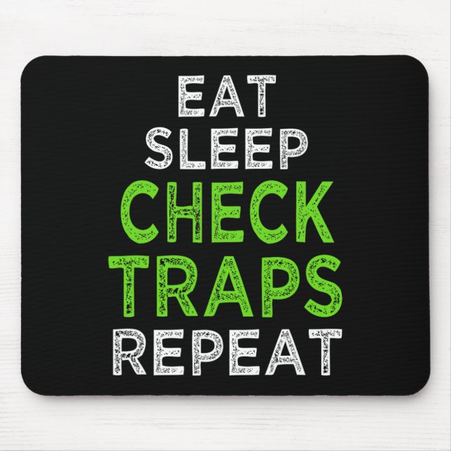 Funny Trapping Furbearer Hunting  Mouse Pad (Front)