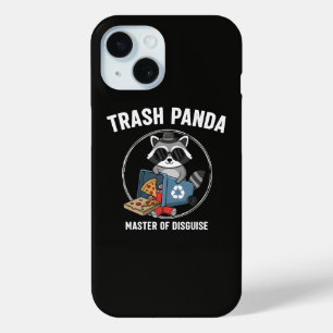 Funny Trash Panda Master of Disguise Raccoon Meme iPhone 15 Case