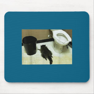 Funny Trashed Panda Drunk Racoon Mouse Pad