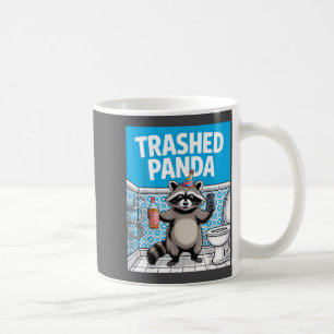 Funny Trashed Panda Raccoon Gets Drunk  Coffee Mug