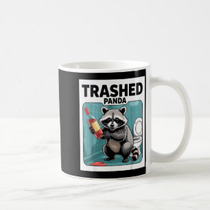 Funny Trashed Panda Raccoon Gets Drunk  Coffee Mug