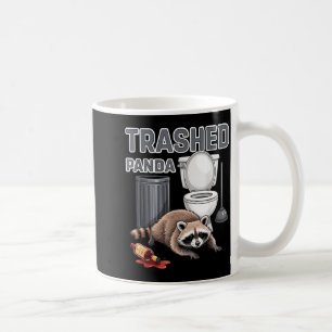 Funny Trashed Panda Raccoon Gets Drunk  Coffee Mug
