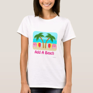 Funny Travel Design for Any Beach Slogan T-Shirt