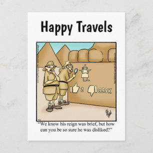 Funny Travel Humour Postcard
