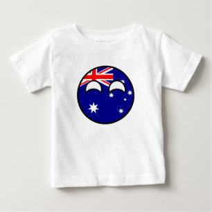 Funny Trending Geeky Australia Countryball Baby T-Shirt