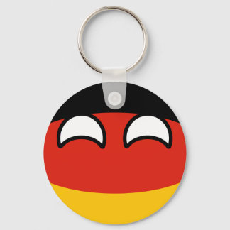 Funny Trending Geeky Germany Countryball Keychain
