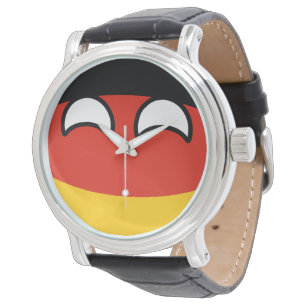 Funny Trending Geeky Germany Countryball Watch
