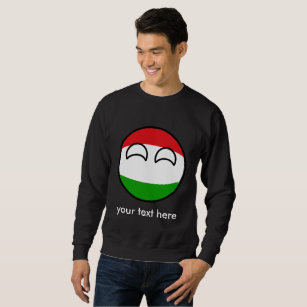 Funny Trending Geeky Hungary Countryball Sweatshirt