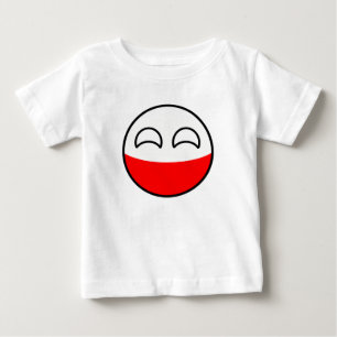 Funny Trending Geeky Poland Countryball Baby T-Shirt