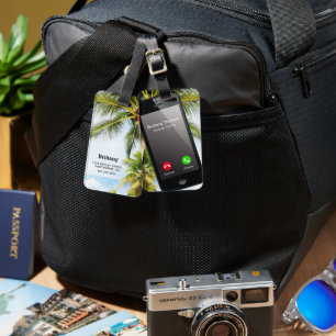 Funny Trendy Phone Travel Luggage Tag