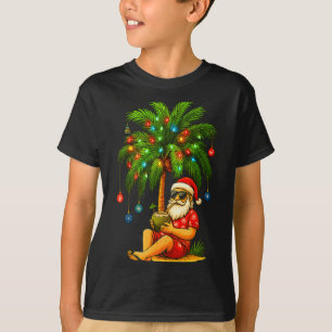 Funny Trocal Santa Christmas Tree For Men Women Ki T-Shirt