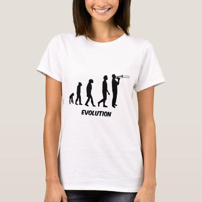 funny trombone player T-Shirt (Front)