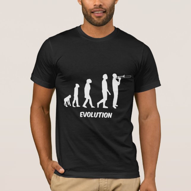 funny trombone player T-Shirt (Front)