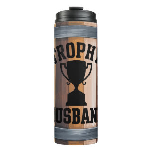 Funny Trophy Husband Thermal Tumbler