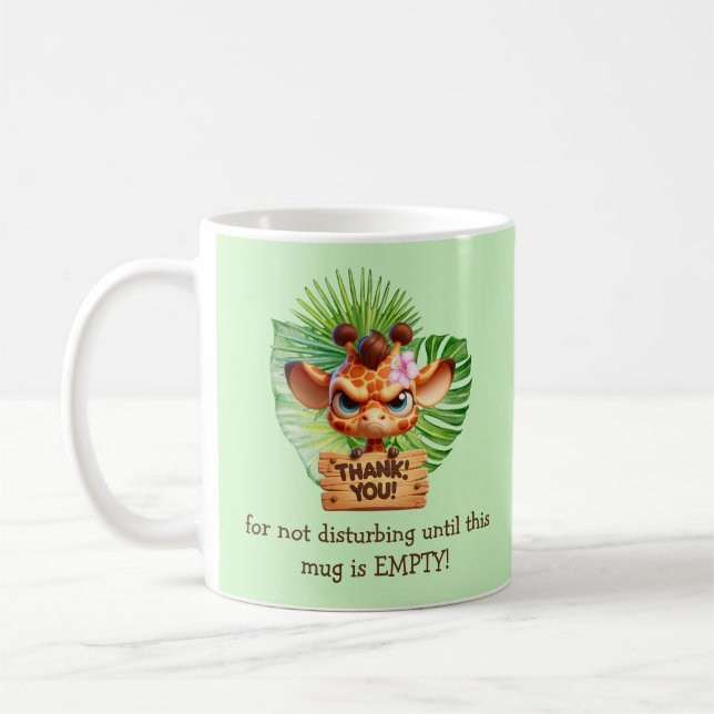 Funny Tropical Coffee Mug - Customizable (Left)