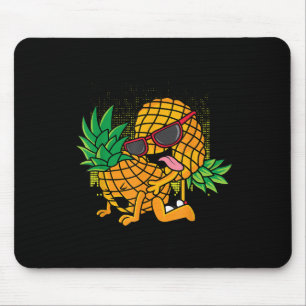 Funny Tropical Fruit Humour Apparel, Co. Upside Do Mouse Pad