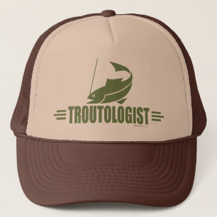 Funny Trout Fishing Trucker Hat