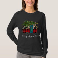 Funny Truck Camping Camper Christmas Buffalo Plaid