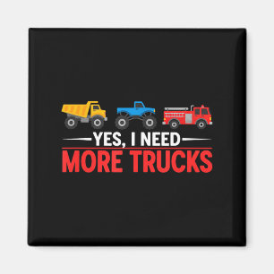 Funny Truck Lover Humor Ckup Enthusiast Diesel Tor Magnet